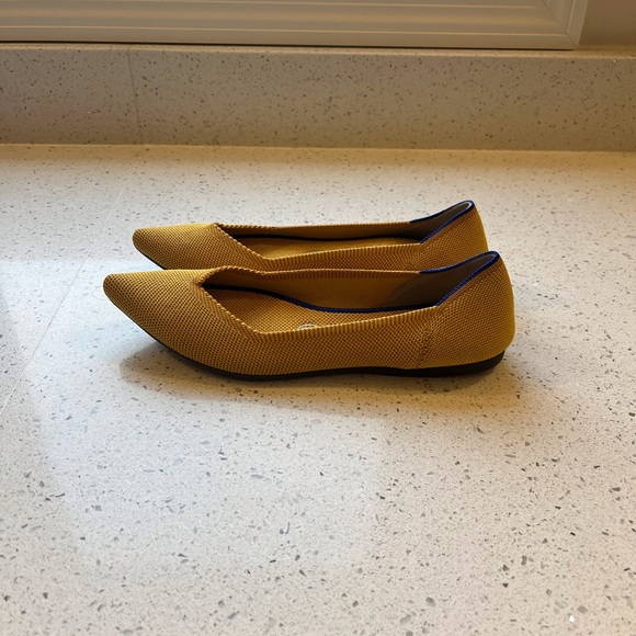 Rothy’s flats, Mustard color, size 7 - Picture 2 of 4